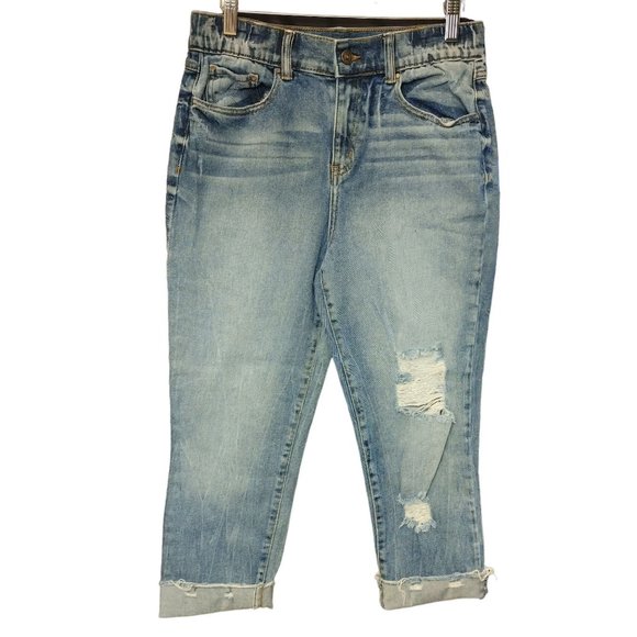 Rewash Brand | Women's Blue Denim Jean Capri's 7|28 - Picture 1 of 4